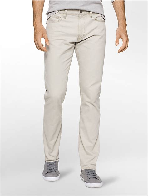 calvin klein slim fit pants